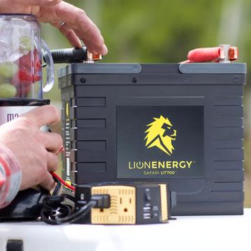 Load image into Gallery viewer, Lion Safari UT 700 12V 56Ah Lithium Iron Phosphate (LiFePO4) Battery - Lion Backup Generator Store