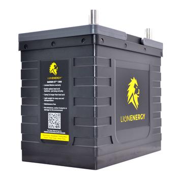 Load image into Gallery viewer, Lion Safari UT 1300 12V 105Ah Lithium Iron Phosphate (LiFePO4) Battery - Lion Backup Generator Store