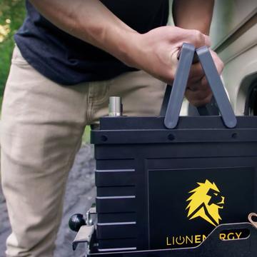Load image into Gallery viewer, Lion Safari UT 1300 12V 105Ah Lithium Iron Phosphate (LiFePO4) Battery - Lion Backup Generator Store
