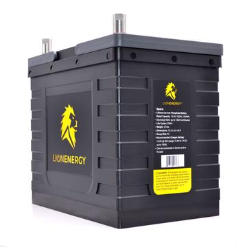 Load image into Gallery viewer, Lion Safari UT 1300 12V 105Ah Lithium Iron Phosphate (LiFePO4) Battery - Lion Backup Generator Store
