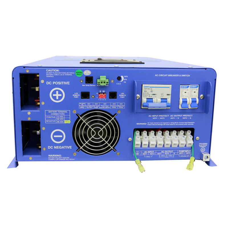 Load image into Gallery viewer, Aims 10000 Watt Pure Sine Inverter Charger 48Vdc/240Vac Input & 120/240Vac Split Phase Output - Aims Backup Generator Store