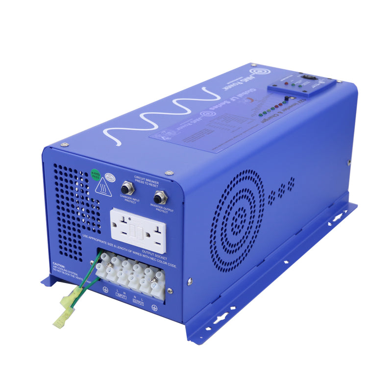 Load image into Gallery viewer, Aims 3000 Watt Pure Sine Inverter Charger 24 Volt - Aims Backup Generator Store