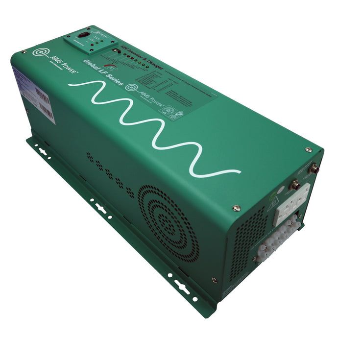 Aims 2500 Watt Low Frequency Pure Sine Inverter Charger 12 VDC to 120VAC - Aims Backup Generator Store