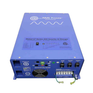 Aims 4000 Watt Pure Sine Inverter Charger 24Vdc to 120Vac Output listed to UL & CSA - Aims Backup Generator Store