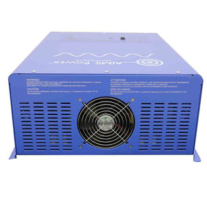Aims 6000 Watt Pure Sine Inverter Charger 24Vdc to 120/240Vac Output Listed to UL &CSA - Aims Backup Generator Store