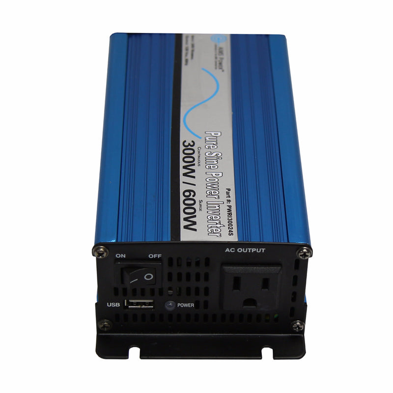 Load image into Gallery viewer, Aims 300 Watt Pure Sine Power Inverter 24 Volt - Aims Backup Generator Store