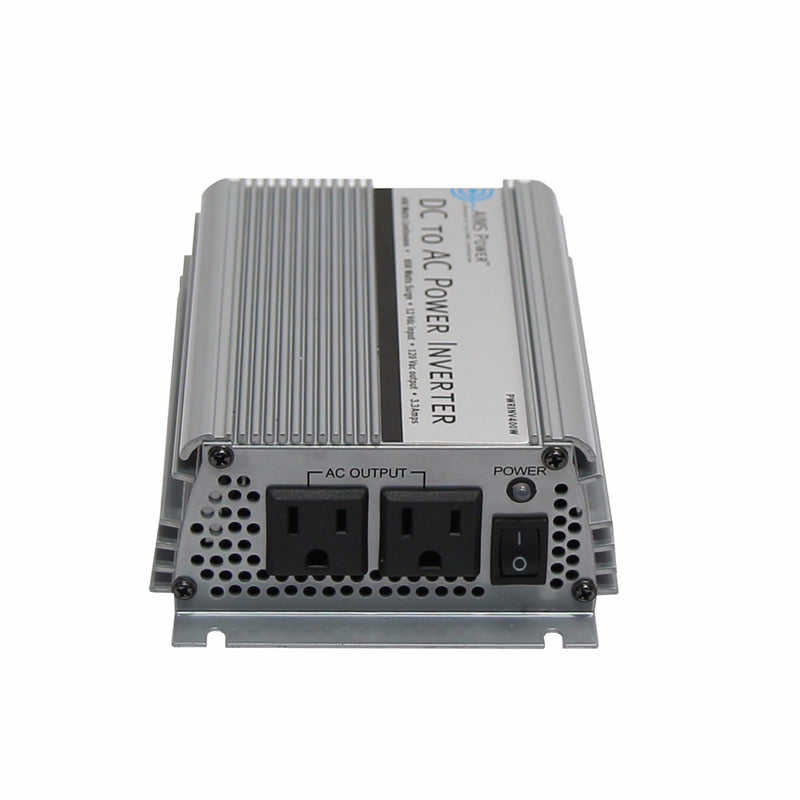 Load image into Gallery viewer, Aims 400 Watt Power Inverter with cables - Aims Backup Generator Store