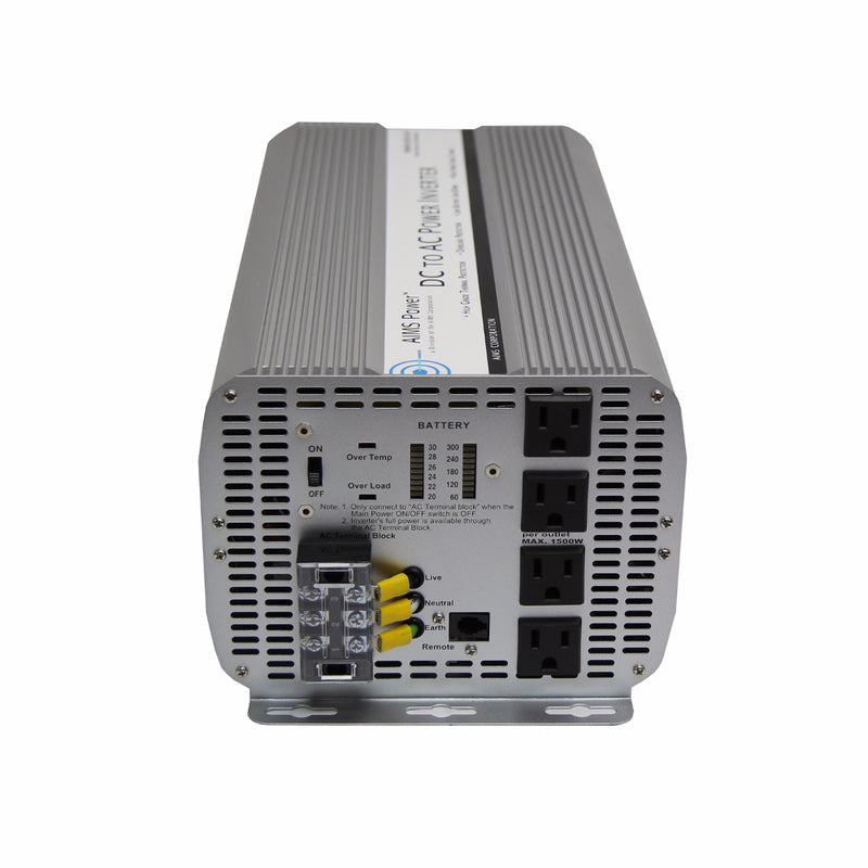 Load image into Gallery viewer, 5000 Watt 24 Volt Power Inverter - Aims Backup Generator Store