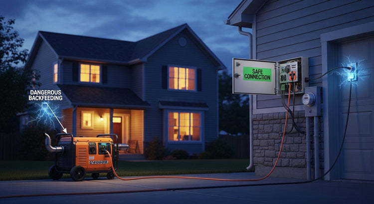 How To Safely Connect A Generator To Your House (Without Backfeeding)