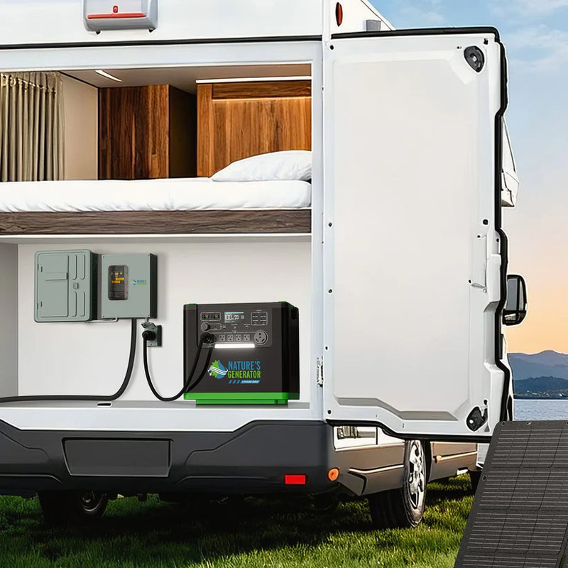 Load image into Gallery viewer, Nature Generator's 50A Compact Automatic Transfer Switch for Home, RV &amp; Marine NGA05030000N
