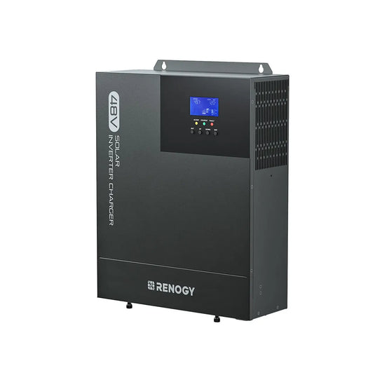 Renogy 3500W 48V Pure Sine Wave Solar Inverter Charger   RIV4835PCS-1SS-US