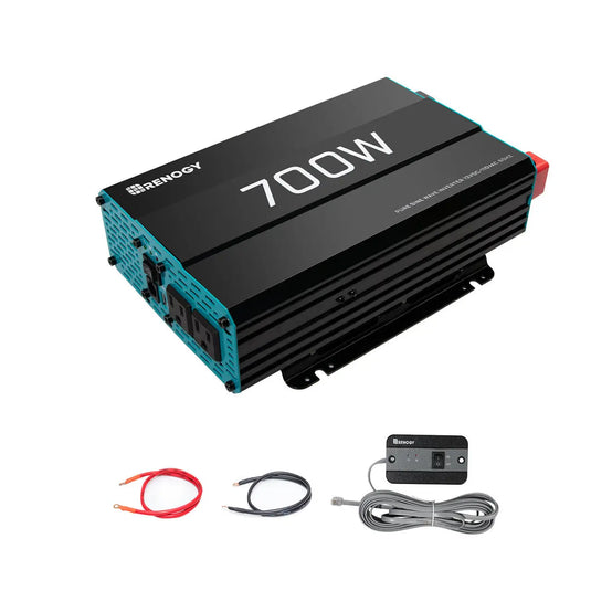 Renogy 700W 12V Pure Sine Wave Inverter RNG-INVT-700-12V-P2-G2-US