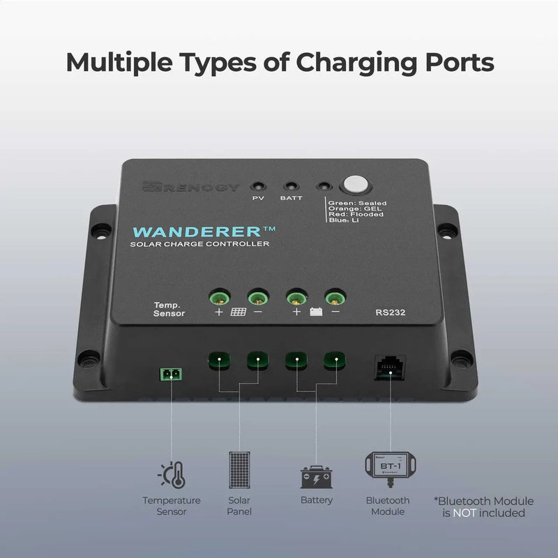 Load image into Gallery viewer, Renogy Wanderer Li 30A PWM Charge Controller RNG-CTRL-WND30-Li-G1-US
