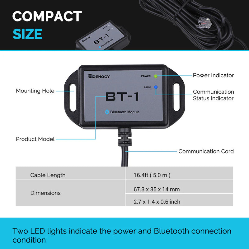 Load image into Gallery viewer, Renogy BT-1 Bluetooth Module (New Version) SKU: RCM-BT1-G2-US
