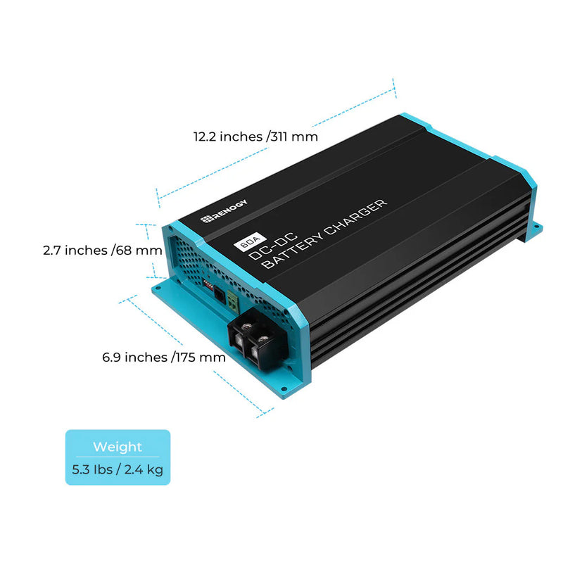 Load image into Gallery viewer, Renogy 12V 60A DC to DC Battery Charger RNG-DCC1212-60-G1-US
