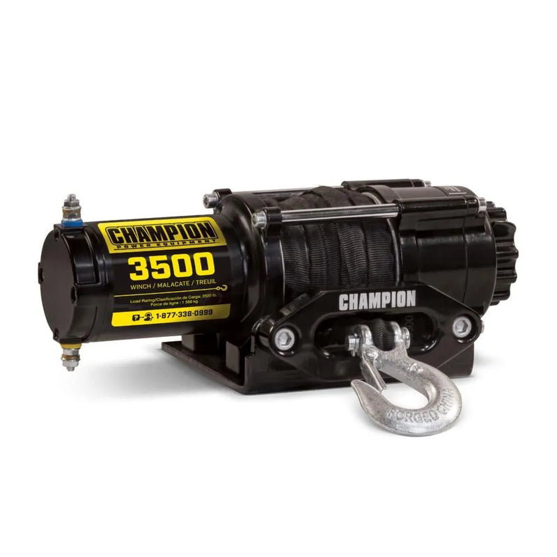 Load image into Gallery viewer, Champion 3500-lb. Synthetic Winch Kit 100428
