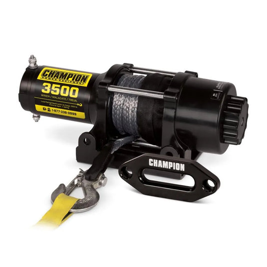Champion 3500-lb. Synthetic Winch Kit 100428