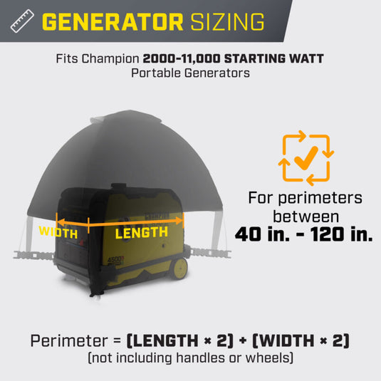 Champion Storm Shield Inverter Cover 100603 - Backup Generator Store