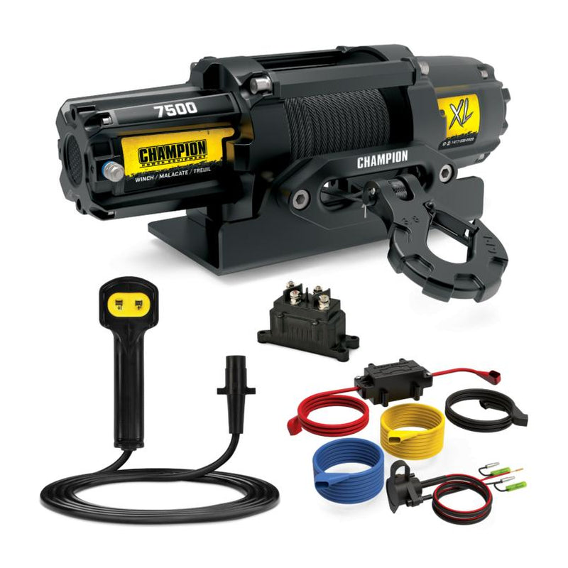Load image into Gallery viewer, Champion   7500 lb. Synthetic Winch Kit 100724 - Backup Generator Store
