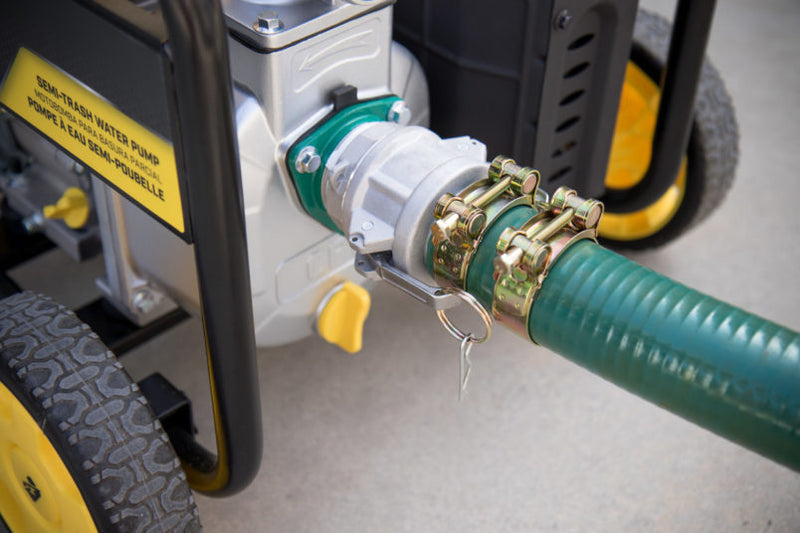 Load image into Gallery viewer, Champion  2-Inch Semi-Trash Water Pump with Hose Kit  100742 - Backup Generator Store
