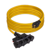 Firman 25ft Heavy Duty L14-30P to (4) 5-20R Power Cord With Storage Strap 1120