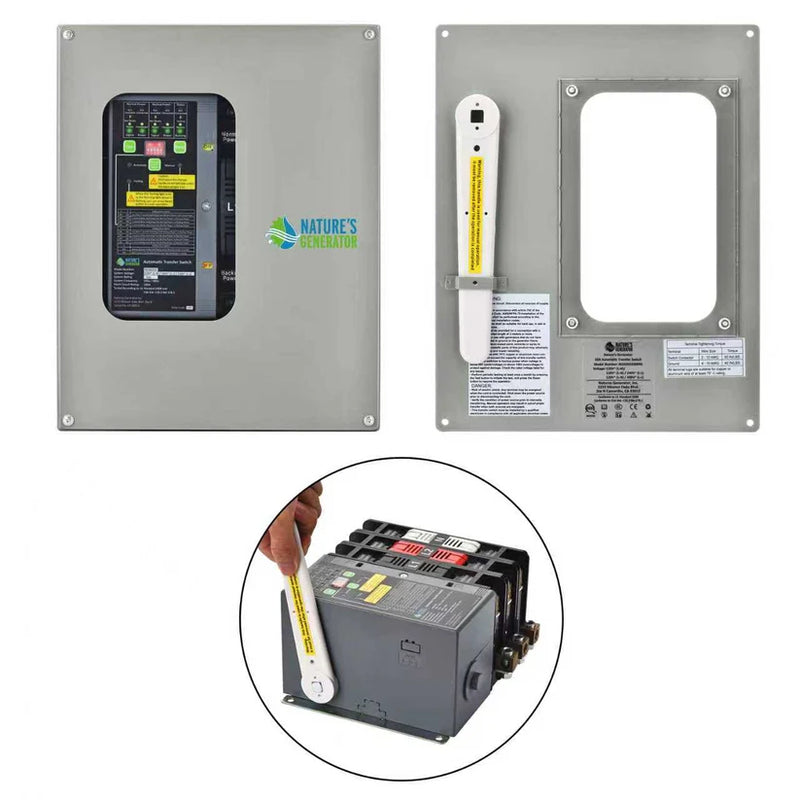 Load image into Gallery viewer, Nature Generator's 50A Compact Automatic Transfer Switch for Home, RV &amp; Marine NGA05030000N

