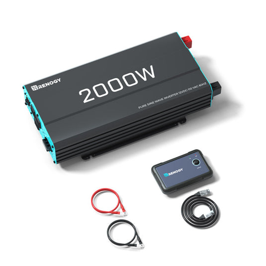 Renogy 2000-Watt 12-Volt Pure Sine Wave Inverter RNG-INVT-2000-12V-P2-G3-US