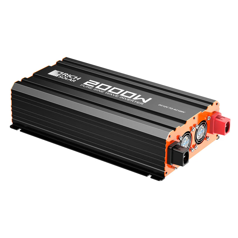 Load image into Gallery viewer, Rich Solar NOVA PURE 2K | 2000 Watt (2kW) 12 Volt Industrial Pure Sine Wave Inverter | Powerful 2000W 12V Off-Grid Inverter for RVs, Trailers, Campers, Vans, Trucks, Overlanders, Boats | Top Rated RS-V2P12
