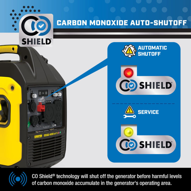 Load image into Gallery viewer, Champion 4000W Dual Fuel Inverter with CO Shield®  201050 - Backup Generator Store
