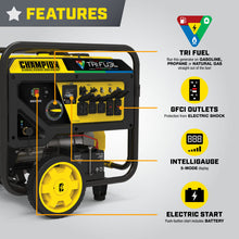 Load image into Gallery viewer, 12,000W Electric Start Tri Fuel Generator with CO Shield®  #201161