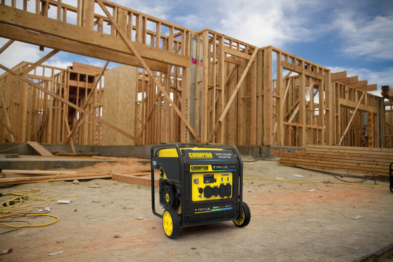 Load image into Gallery viewer, Champion 9000W Electric Start Tri Fuel Open Frame Inverter with CO Shield  201176 - Backup Generator Store
