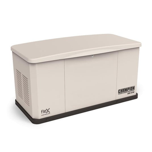 Champion 22 kW Whole House Home Standby Generator and 200A Switch with fleX Technology  201016 - Backup Generator Store