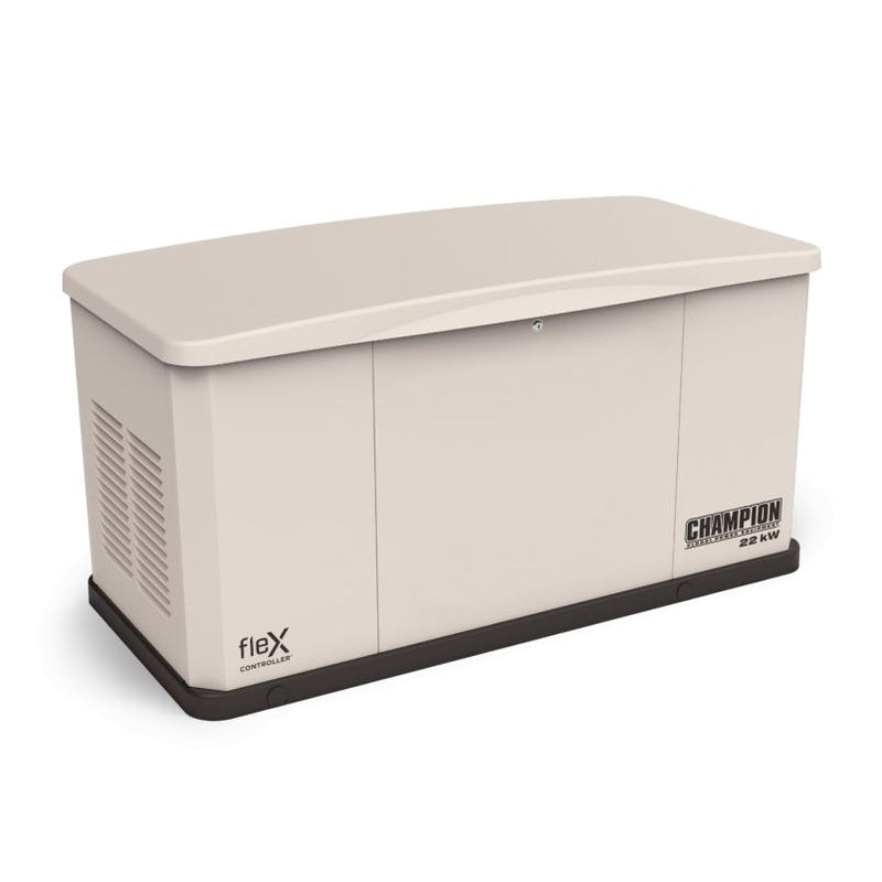 Load image into Gallery viewer, Champion 22 kW Whole House Home Standby Generator and 150A Switch with fleX Technology #201356 - Backup Generator Store
