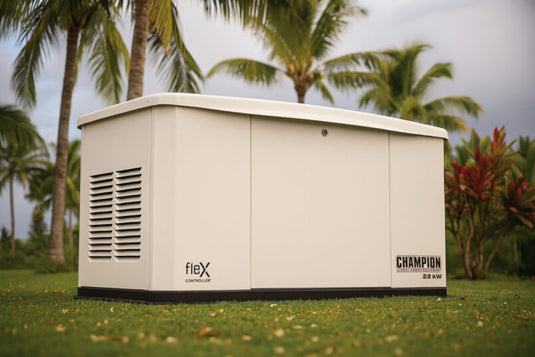 Champion 22 kW Whole House Home Standby Generator and 200A Switch with fleX Technology  201016 - Backup Generator Store