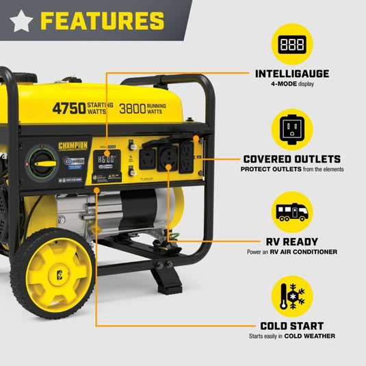 Champion 3800W Generator (CARB) 201207