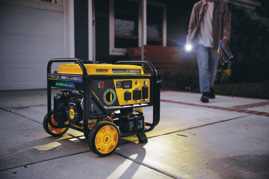 Champion 4000W Electric Start Tri Fuel Generator with CO Shield®  201223 - Backup Generator Store