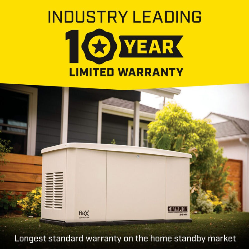 Load image into Gallery viewer, Champion 26 kW Whole House Home Standby Generator and 100A Switch with fleX Technology 201612
