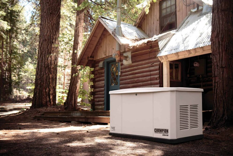 Load image into Gallery viewer, Champion 26 kW Whole House Home Standby Generator and 100A Switch with fleX Technology 201612
