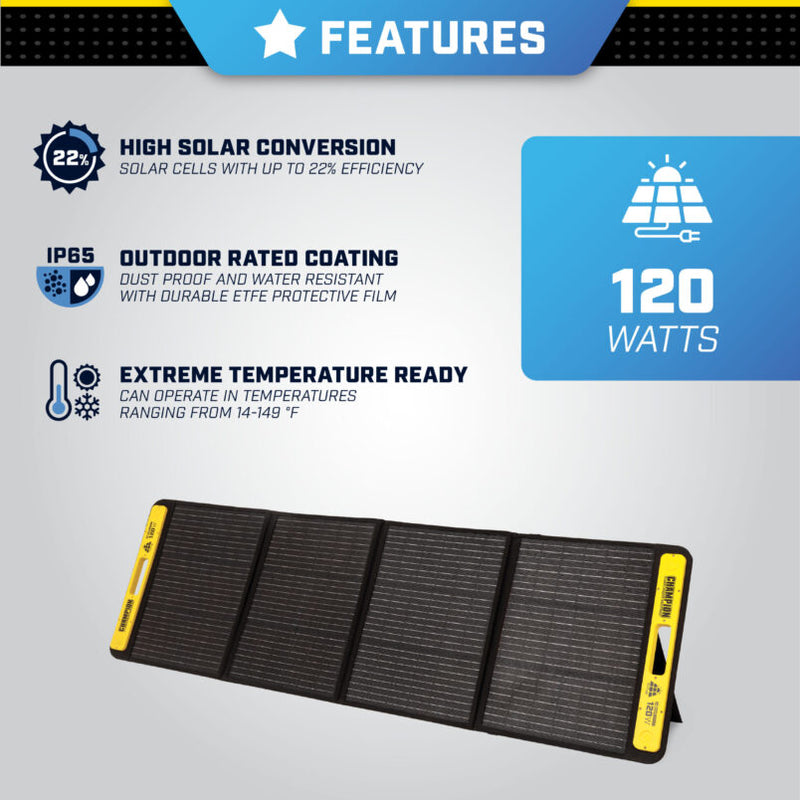 Load image into Gallery viewer, Champion 120W Solar Panel 201246 - Backup Generator Store
