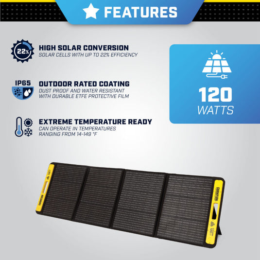 Champion 120W Solar Panel 201246 - Backup Generator Store