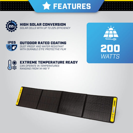 Champion  200W Solar Panel 201247 - Backup Generator Store