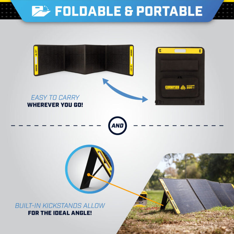 Load image into Gallery viewer, Champion  200W Solar Panel 201247 - Backup Generator Store
