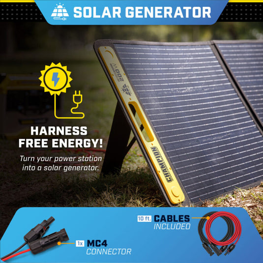 Champion  200W Solar Panel 201247 - Backup Generator Store