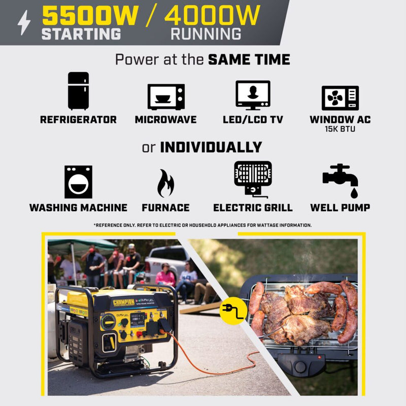 Load image into Gallery viewer, Champion 5500W Dual Fuel Open Frame Inverter (CARB) 201254
