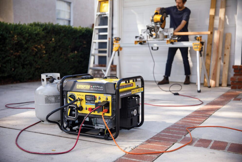 Load image into Gallery viewer, Champion 5500W Dual Fuel Open Frame Inverter (CARB) 201254
