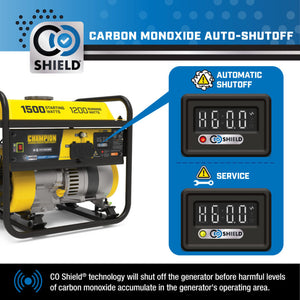 Champion 1200W Generator with CO Shield®  201285