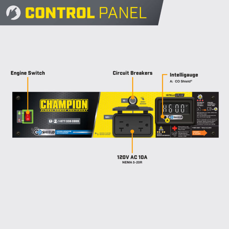 Load image into Gallery viewer, Champion 1200W Generator with CO Shield®  201285 - Backup Generator Store
