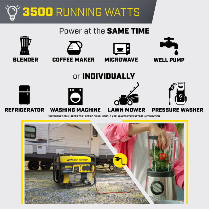 Load image into Gallery viewer, Champion 3500W Generator with CO Shield®  201286 - Backup Generator Store

