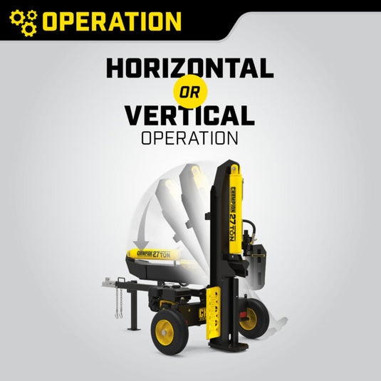 Champion 27-Ton Log Splitter 201312 - Backup Generator Store