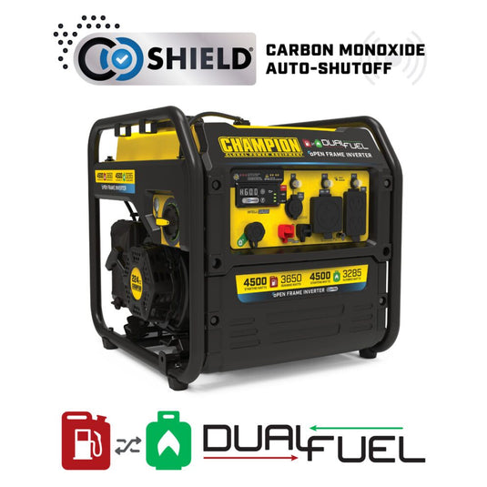 Champion 4500W Dual Fuel Open Frame Inverter 201321